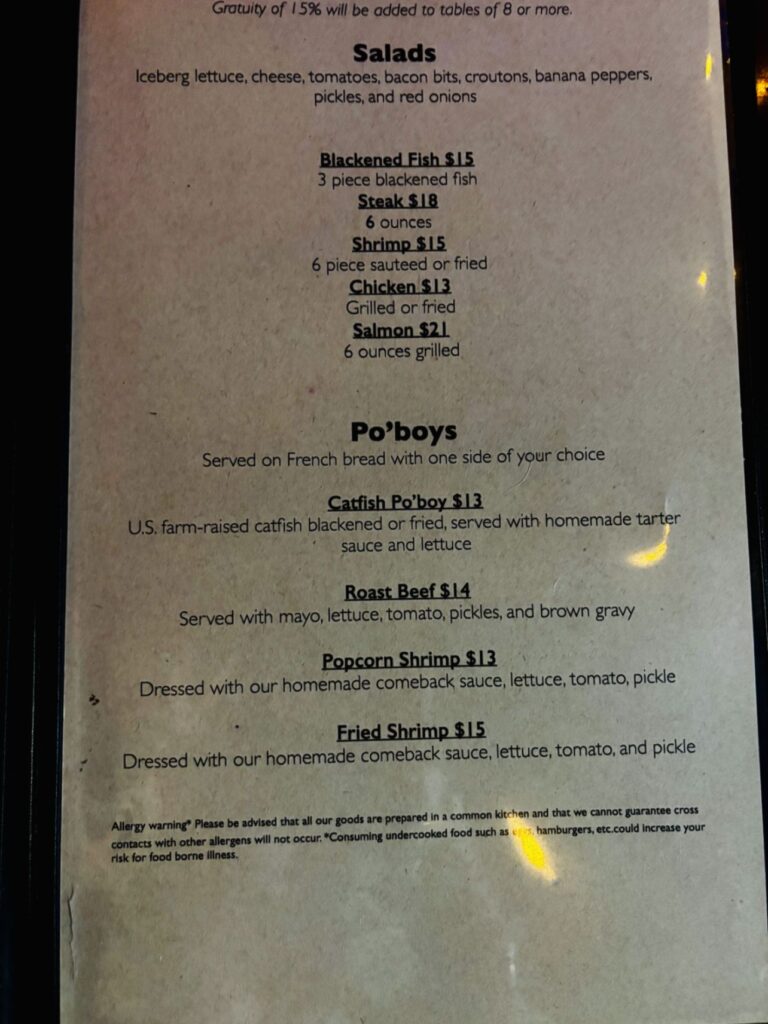 The Vault Eatery And Drinkery Menu 2